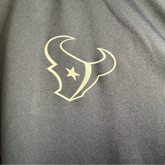 Houston Texans Fanatics Ringer Quarter-Zip Jacket - Navy. 3XL. - Picture 5 of 9